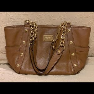 Michael Kors Caramel Leather Handbag